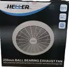 Heller Exhaust Fan 250mm Ball Bearing Bathroom Kitchen Wall Ceiling Heat Vent