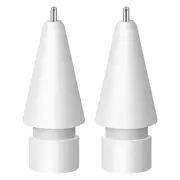 Upgraded Replacement Tip for Apple Pencil Pro/1st/2nd Gen/USB-C&Logitech White