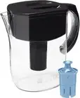 Brita Longlast Everyday Water Filter Pitcher, Large 10 Cup 1 Count, Black