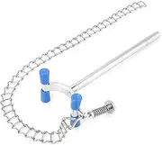 QANYEGN Lab Chain Clamp, Laboratory Beaker Fixed Chain, Stainless Steel Beaker Chain Clamp for Beaker Container or Flask Chemical Equipment(Can hold diameters of 80-150mm)