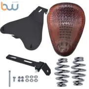 Motorcycle Bobber Solo Seat Spring Brown For Yamaha V Star 1300 1100 950 650 250