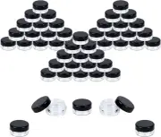 3 Gram Jar, 3 ML Jar, BPA Free, Cosmetic Sample Empty Container, Plastic, round