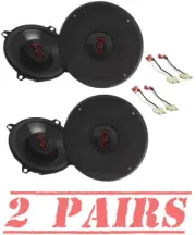 JBL 5.25" Stage3 2-Way front/rear Car Audio Speakers for 1984-1996 Jeep Cherokee