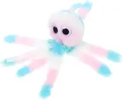 INOOMP Plush Octopus Pet Chew for Cats Small Pets Soft Interactive Octopus Shaped Plush Plaything Comfortable Engaging Chew for Dogs Kawaii Design for Fun Playtime