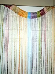 Eyotool Multicolor String Curtain 39" x 78" Fringe Panel Room Divider