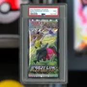 PSA 9 Pokemon Japanese Paradigm Trigger Booster Pack Foil SWSH Rare Graded Mint