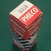 Rare Philco 6DJ8 Short Plate Wide Disc Getter 1963 NOS NIB GE Holy Grail Tube