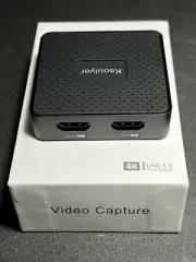 Ksoulyer Video Capture Device 4K USB 3.0 HDMI in/out USB C Component