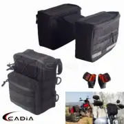 Adjustable Saddle Bags & Handlebar Bag For Harley Street Bob Super Sport Glide