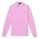 Polo Ralph Lauren RL 熱銷刺繡小馬長袖POLO衫(CUSTOM SLIM FIT)-粉色