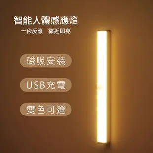 LED人體感應燈 升級款 磁吸燈 USB充電 小夜燈 露營燈 磁吸感應燈 櫥櫃燈 展示燈 氛圍燈