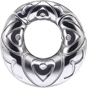 MoDTanOiz - Flesh tunnels (1 Pair) Stainless Steel Captive Bead Ring Hoop Clicker Ear Weight Gauge Earring Ear Piercing available size 0g (8mm)
