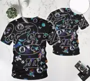 Led Zeppelin III Album Cover Black AOP 3D T-shirt