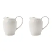 2x Maxwell & Williams White Basics Porcelain 750ml Jug Pitcher Water Container