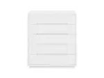 Byron Tallboy 5 Drawer - White