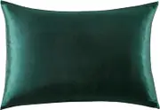 Luxury Pillowcase - 100% Pure Mulberry Silk on Both Sides - Emerald Green