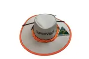 JACARU Hi Vis Safety SUPERVISOR Explorer Sun Hat UV Protection Water Resistant