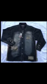Knockout Denim Tan Patchwork Jacket Men’s XL New With Tags
