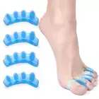 Toe Separators 2 Pairs Soft Gel Toe Spacers to Correct Bunions and Restore Toes