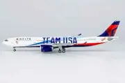 Delta Air Lines A330-900neo Reg:N411DX (Team USA cs #1 ) 1:400 NG Models 68005