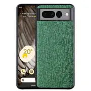 For Google pixel 7 Pro AIORIA Textile Fabric Shockproof Soft TPU Heavy Duty Slim Back Case Cover (Green)