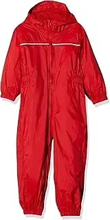 [REGATTA] Professional Baby/Kids Paddle All In One Rain Suit (UK Size: 60-72 months) (Classic Red)