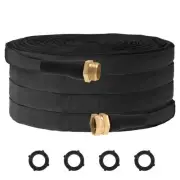 Upgraded Anti-Kink 50FT Non-Expanding Garden Hose, Flexible and Tough, Lightw...