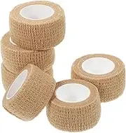 HOMSFOU 6 Rolls Self Adhesive Furniture Leg Strips Non Slip Floor Protectors for Tables Chairs Desks Durable Easy to Install Chair Leg Pads Protects Furniture from Damage