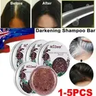 1-5x Organic Grey Reverse Shampoo Bar Hair Darkening Shampoo Soap Hair Shampoo