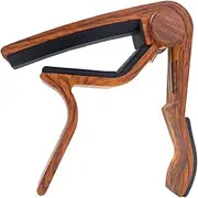 BIUDECO Wood Guitar Capo for Acoustic Change Tuning Clamp Folk Guitar Accessory Quick Release Accurate Tuning