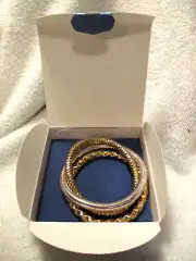 2001 Avon (3) Stretch Bangle Bracelets ~ NEW IN BOX