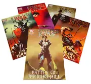 FREE SHIPPING KING Dark Tower 1st Battle of Jericho #1,2,3,4,5 NEW Furth SIGNED