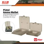 Mtm Pistol Ammo Wallet 6 And 12 Round Combo 45 Acp Ammunition Carrier W12b-45-41