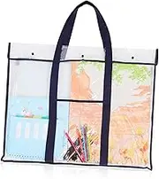 TEHAUX Strong Art Portfolio Case Weatherproof PVC Large Storage for Artwork Documents