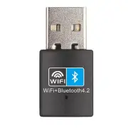 4X(USB Wifi Bluetooth-Compatible Adapter V4.2 Card Wifi Antenna8657