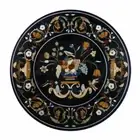Marble Table Top Handmade Pietra Dura Marble Inlay Coffee Table, Center Table