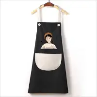 在飛比找momo購物網優惠-【PS Mall】可愛日系防水工作圍裙(J146)