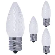 Diodesy 4PK C9 LED Christmas Light Bulb, Intermediate E17, 2700K, 0.6Watts, 5W