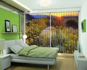 3D Wildflower 3 Blockout Photo Curtain Printing Curtains Drapes Fabric Window AU