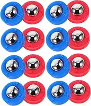MOBUTOFU 40Pcs Mini Shuffleboard Tabletop Rollers Balls Vibrant Game Supply for Table Soccer for Family Gatherings Friends Includes Balls for Shuffleboard Fun