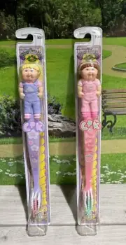 Cabbage Patch Kids Vintage Zooth Brush Toothbrush Set Of 2 2005