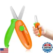 Safety Scissors for Kids, Retractable Small Scissors for Toddler Craft Ages 3