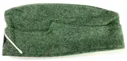 WWII GERMAN HEER ARMY M34 M1934 WOOL OVERSEAS FIELD CAP HAT W/INSIGNIA-2XLARGE