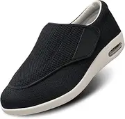 [Orthoshoes] Men's Diabetic Shoes Pain Relief Easy to Slip On Wide Widths Slippers Adjustable Orthopedic with Removable Memory Foam Insoles Lightweight for Seniors Swollen Feet