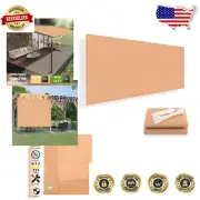Peach Fuzz Custom Shade Tarp 3x4 FT - Durable Outdoor Protection with Grommets