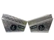 aluminium ute under tray tool box tapered checker plate underbody toolbox 600mm
