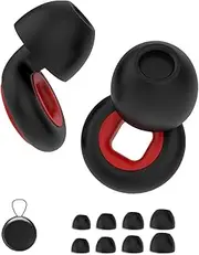 Anti Snoring Sleep Earplugs - 27dB Noise Reduction, Super Soft Reusable Silicone Ear Plugs for Sleeping Noise Cancelling, Concerts, Motorcycles and Travel