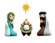 A Child Is Born Nativity Embellishment Set - Shelly's Buttons - Craft Scrap Sew