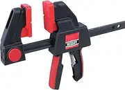 BESSEY EHK SERIES - 600 lb Clamping Force - 12 in - EHKXL12 Trigger Clamp Set - 3.625 in. Throat Depth - Wood Clamps, Tools, & Equipment for Woodworking, Carpentry, Home Improvement, DIY