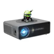 [BR Direct]Touyinger Q10w Plus Android Projector 4K Mini Projectors full HD Cinema Video Proyector LED Home Theater Beam